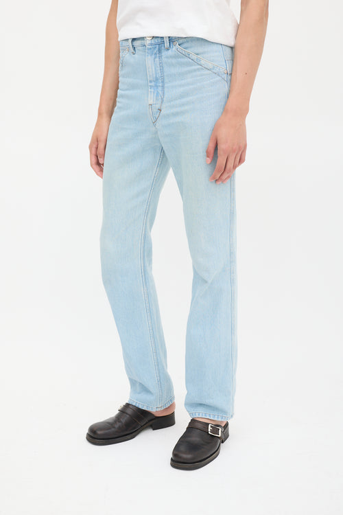 Lemaire Light Wash Straight Leg Jeans