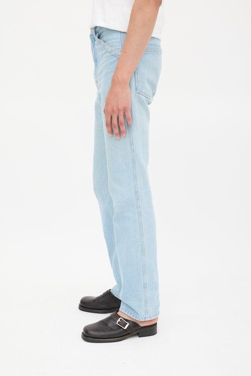 Lemaire Light Wash Straight Leg Jeans