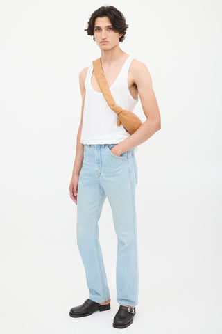 Lemaire Light Wash Straight Leg Jeans