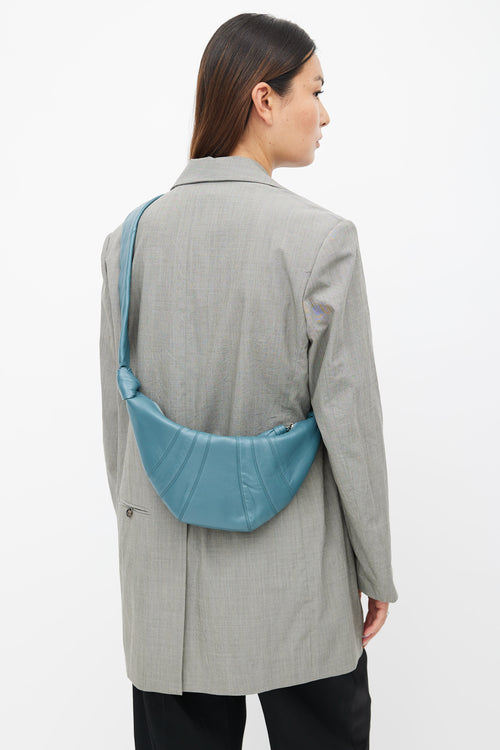 Lemaire Blue Crossiant Bag