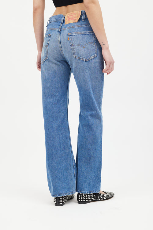 Valentino X Levi
s Medium Wash Straight Leg Jeans