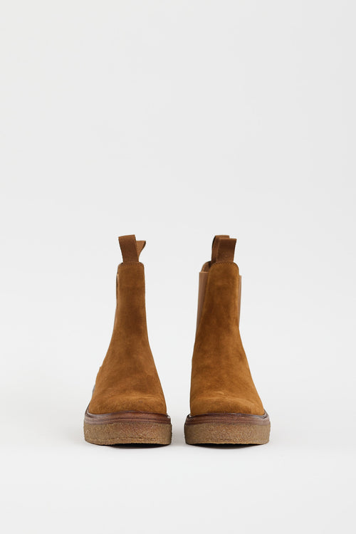 Loeffler Randall Brown Suede Raquel Chelsea Boot