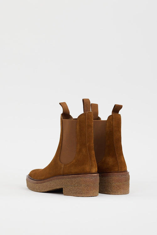 Loeffler Randall Brown Suede Raquel Chelsea Boot