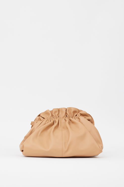 Loeffler Randall Brown Leather Willa Clutch Bag