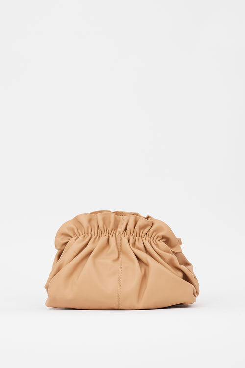 Loeffler Randall Brown Leather Willa Clutch Bag