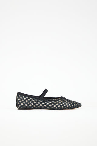 Loeffler Randall Raffia Leonie Ballet  Flat