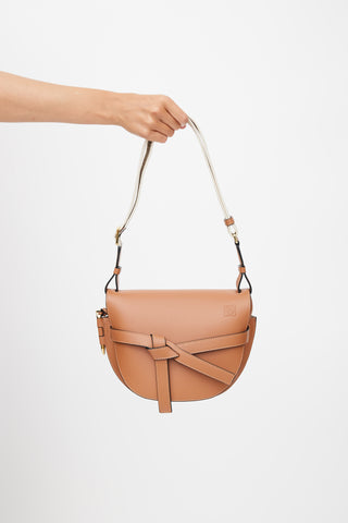 Loewe 2022 Brown Small Gate Crossbody Bag