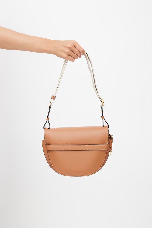 Loewe 2022 Brown Small Gate Crossbody Bag