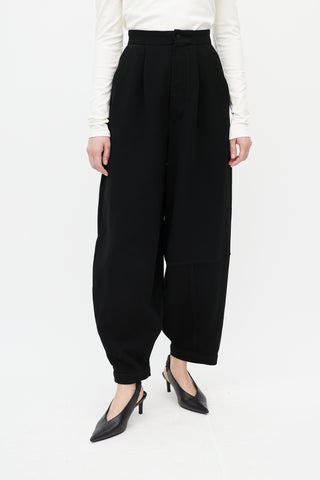 Loewe Black High Waisted Balloon Trouser