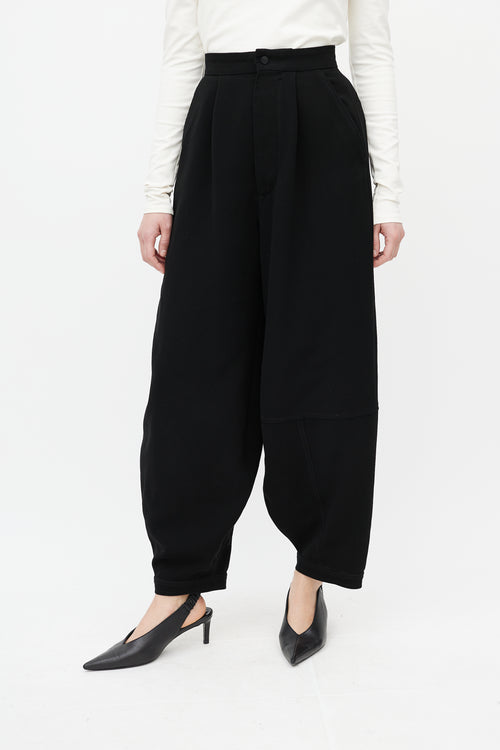 Loewe Black High Waisted Balloon Trouser