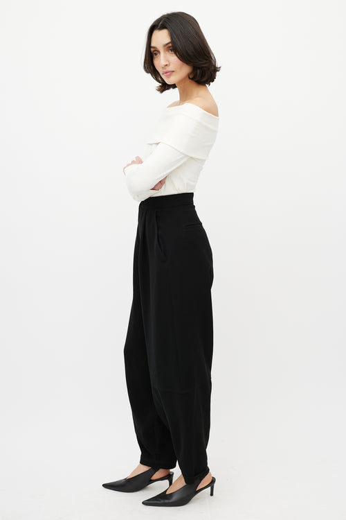 Loewe Black High Waisted Balloon Trouser