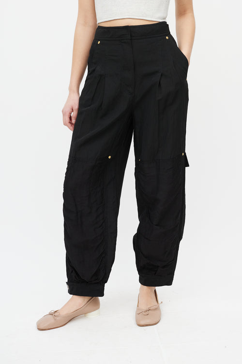 Loewe Black High Waisted Cargo Pant