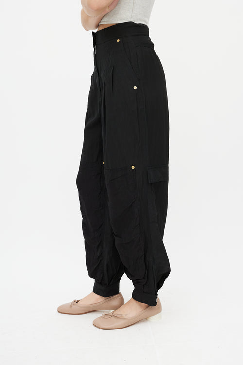 Loewe Black High Waisted Cargo Pant