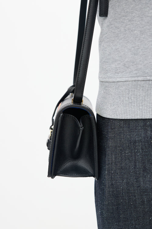 Loewe Black 
Multi Small Barcelona Heart Crossbody Bag