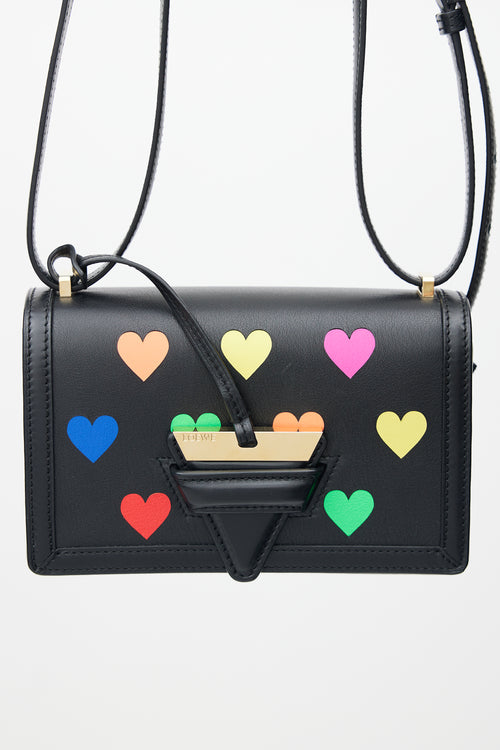 Loewe Black 
Multi Small Barcelona Heart Crossbody Bag