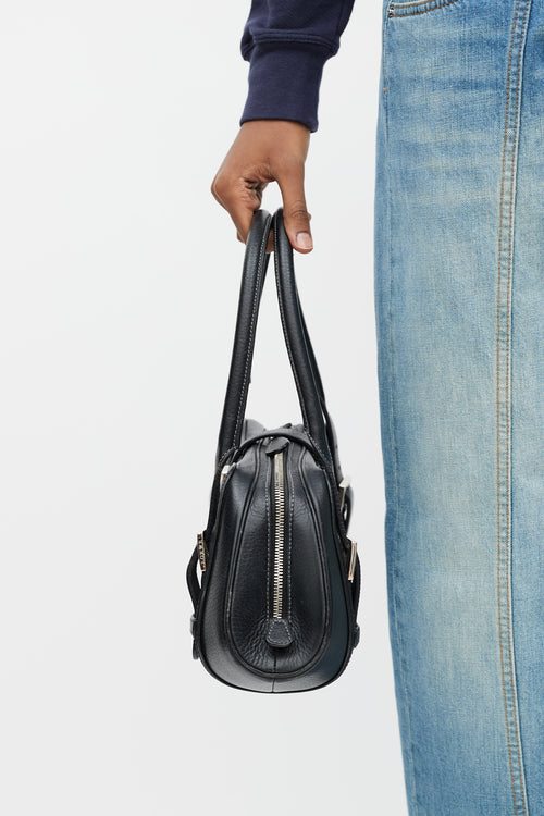 Loewe Black Leather Senda Bag