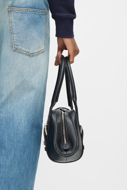 Loewe Black Leather Senda Bag