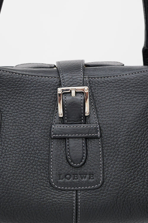 Loewe Black Leather Senda Bag