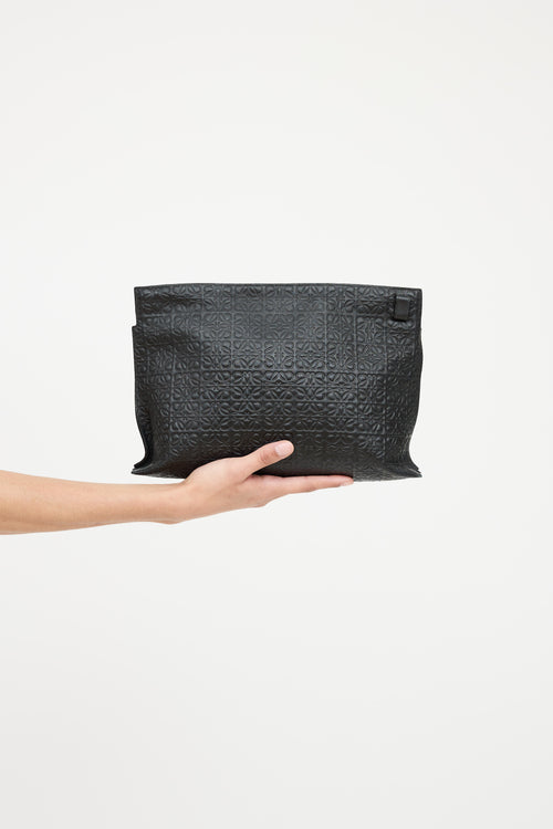 Loewe Embossed Logo Zip Pouch