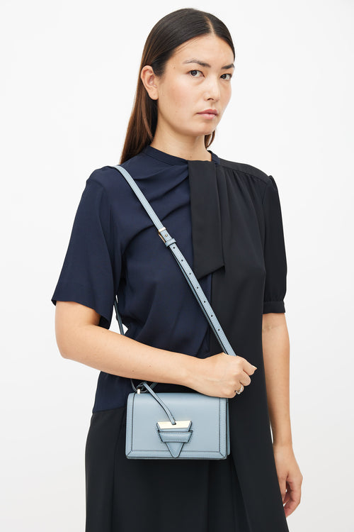 Loewe Stone Blue Small Barcelona Bag