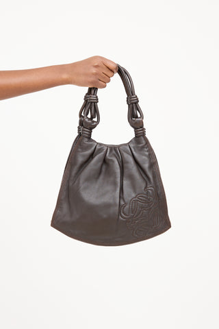 Loewe Leather Flamenco Anagram Bag