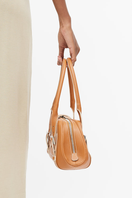 Loewe Brown Leather Senda Bag