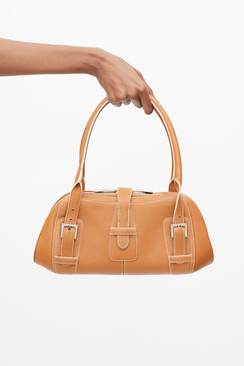 Loewe Brown Leather Senda Bag