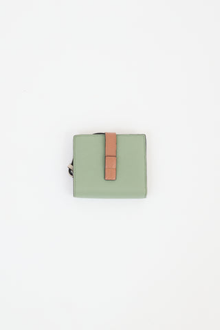 Loewe Green 
Multi Leather Compact Zip Wallet