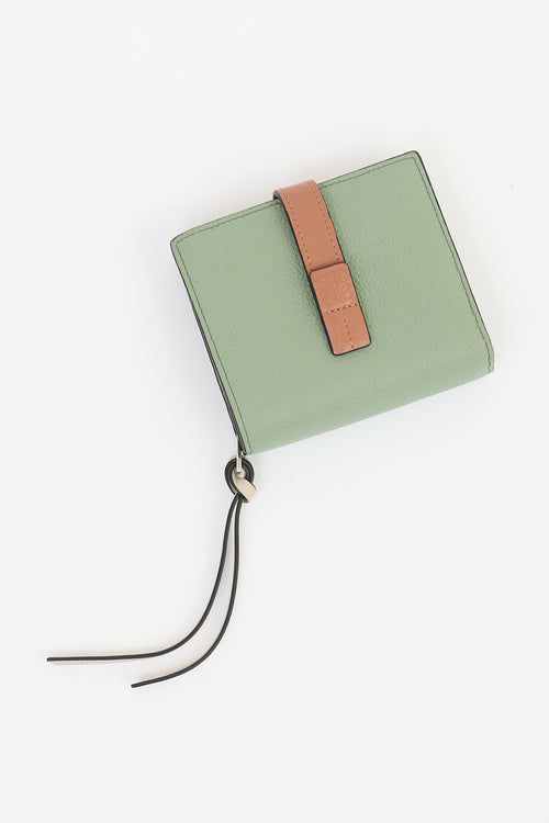 Loewe Green 
Multi Leather Compact Zip Wallet