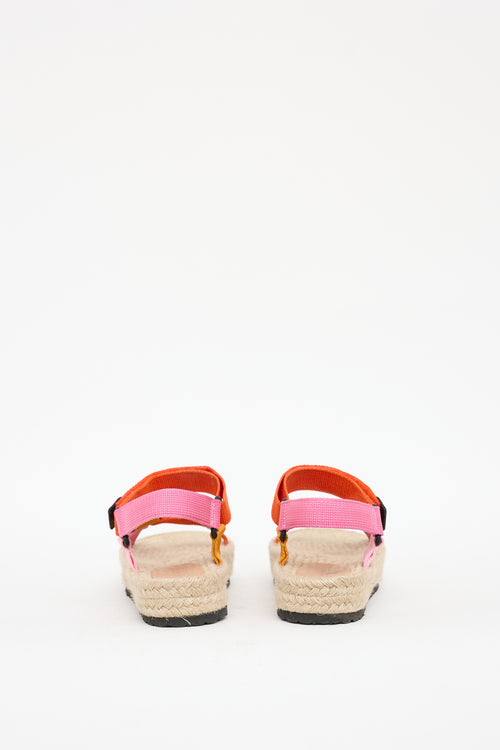 Loewe Beige 
Multicolour Espadrille Sandal