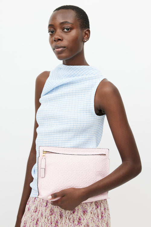 Loewe Pink Anagram T Pouch