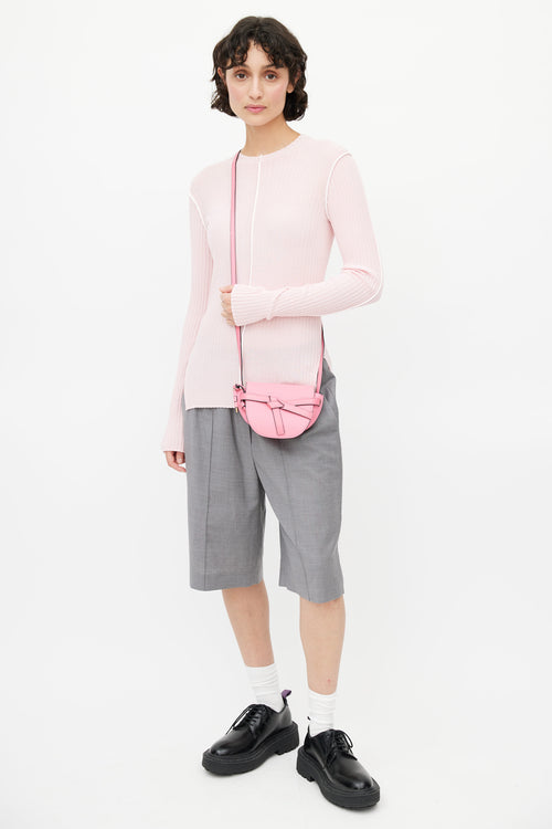 Loewe Pink Small Gate Crossbody Bag