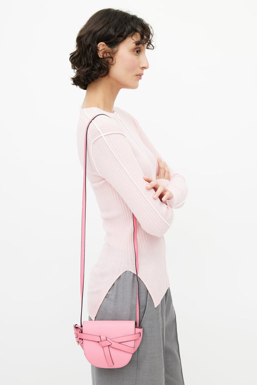 Loewe Pink Small Gate Crossbody Bag