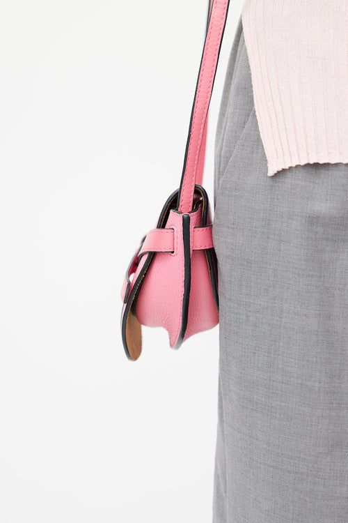 Loewe Pink Small Gate Crossbody Bag