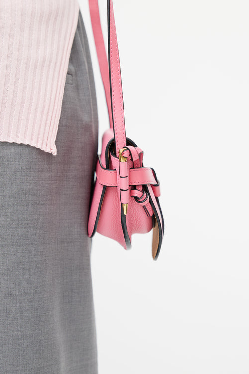 Loewe Pink Small Gate Crossbody Bag