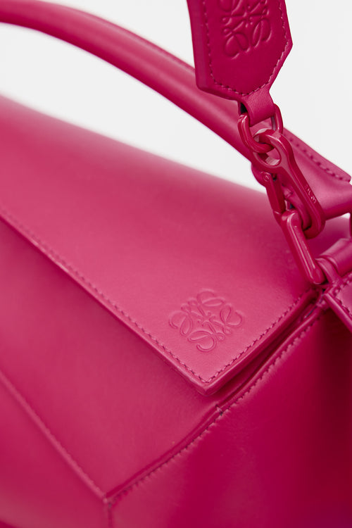 Loewe SS 2023 Fuchsia Small Puzzle Crossbody Bag