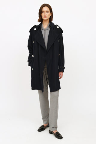 Loewe Navy Trench Coat