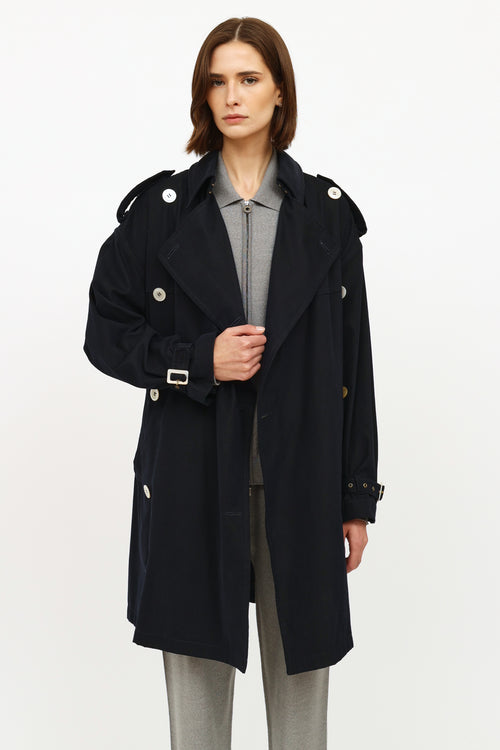 Loewe Navy Trench Coat