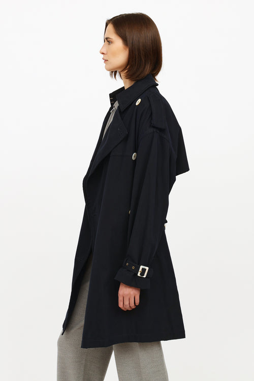 Loewe Navy Trench Coat