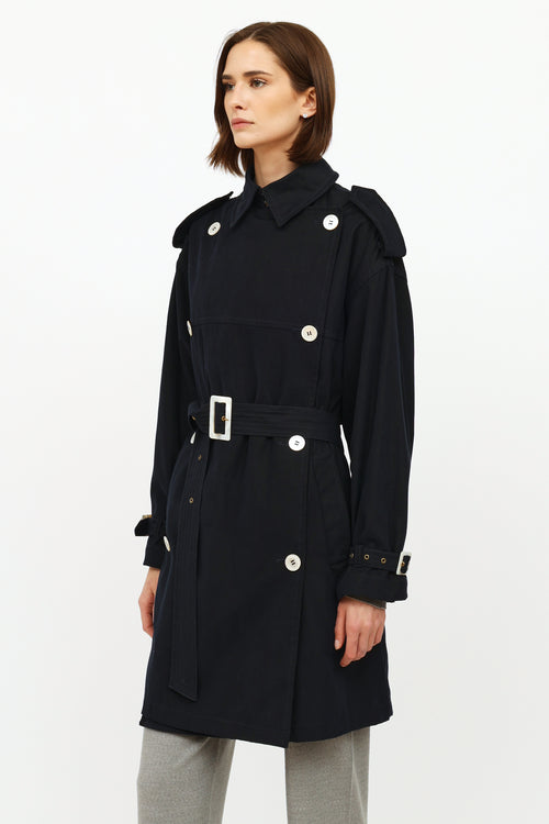 Loewe Navy Trench Coat