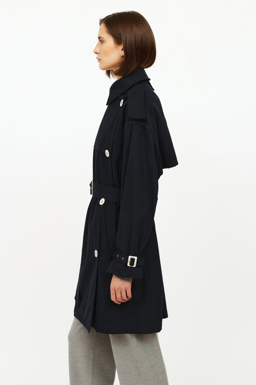 Loewe Navy Trench Coat