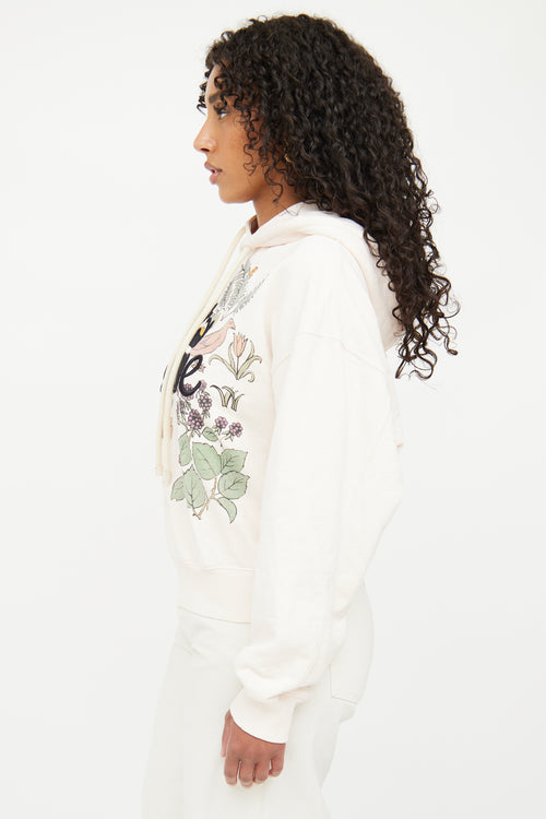 Loewe Pink Herbarium Logo Hoodie