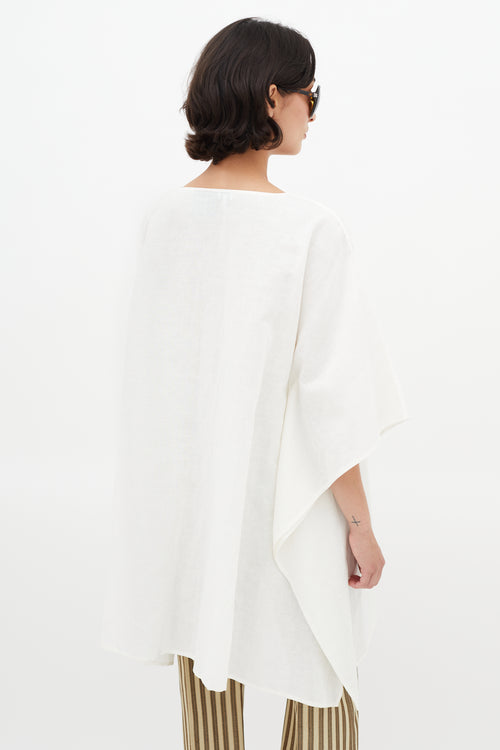 Loewe x Paula
s Ibiza White Linen Tunic