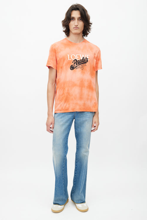 Loewe x Paula
s Ibiza Orange Tie Dye T-Shirt