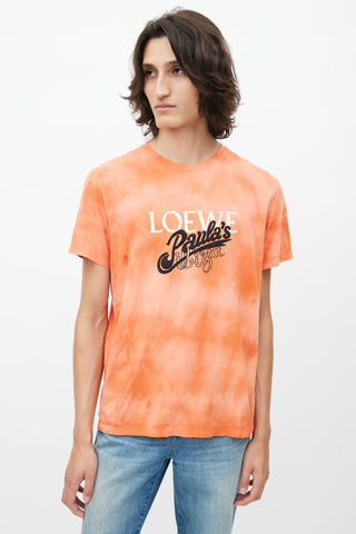 Loewe x Paula
s Ibiza Orange Tie Dye T-Shirt