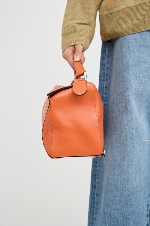 Loewe Orange Medium Puzzle Bag