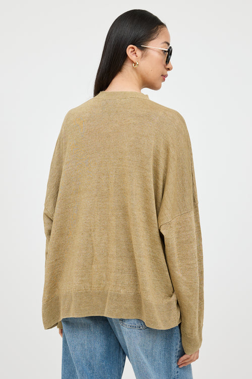 Loewe x Paula
s Ibiza Beige 
Multicolour Logo Sweater