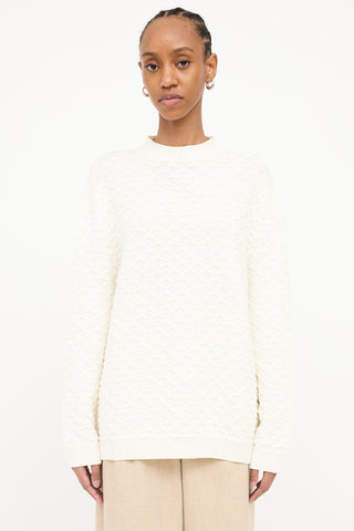 Loro Piana Silk Knit Textured Sweater