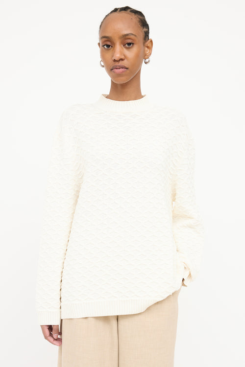 Loro Piana Silk Knit Textured Sweater