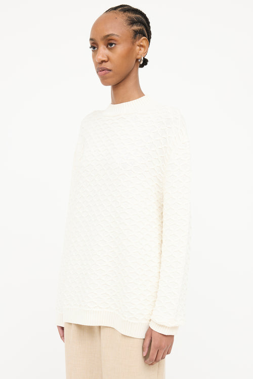 Loro Piana Silk Knit Textured Sweater